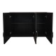 Ντουλάπα εξάφυλλη με πατάρι Athos  wenge 180x42x240εκ