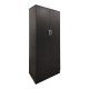 Ντουλάπα πεντάφυλλη με πατάρι Athos I  wenge 170x42x240εκ