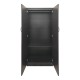 Ντουλάπα πεντάφυλλη με πατάρι Athos I  wenge 170x42x240εκ