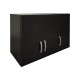 Ντουλάπα πεντάφυλλη με πατάρι Athos I  wenge 170x42x240εκ