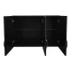 Ντουλάπα πεντάφυλλη με πατάρι Athos I  wenge 170x42x240εκ