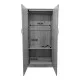 Ντουλάπα εξάφυλλη με πατάρι Athos I  sonoma 240x42x240εκ