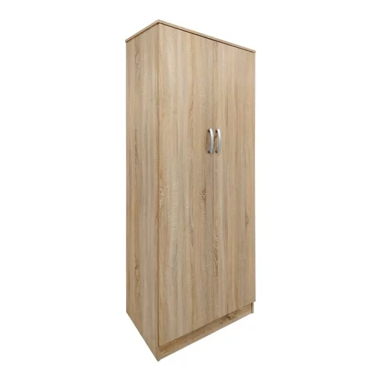 Ντουλάπα εξάφυλλη με πατάρι Athos I  sonoma 240x42x240εκ