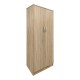 Ντουλάπα εξάφυλλη με πατάρι Athos I  sonoma 240x42x240εκ