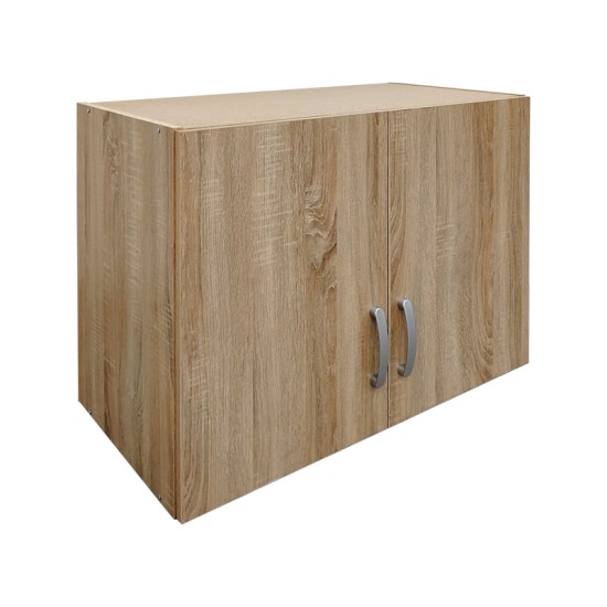 Ντουλάπα εξάφυλλη με πατάρι Athos I  sonoma 240x42x240εκ