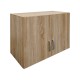 Ντουλάπα εξάφυλλη με πατάρι Athos I  sonoma 240x42x240εκ