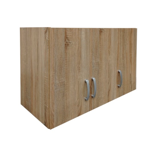 Ντουλάπα εξάφυλλη με πατάρι Athos  sonoma 180x42x240εκ