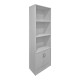 Βιβλιοθήκη Tekaro  λευκό 57x33x180εκ