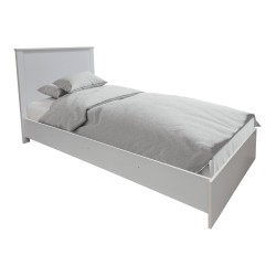 Σετ Κρεβατοκάμαρας Athos λευκό με Κρεβάτι 90x190εκ Σετ 3τεμ