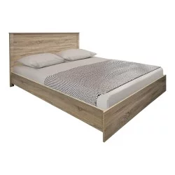 Σετ Κρεβατοκάμαρας Athos Sonoma με Κρεβάτι 160x200εκ Σετ 3τεμ