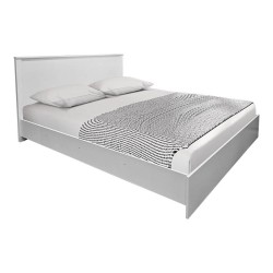 Σετ Κρεβατοκάμαρας Athos Λευκό με Κρεβάτι 160x200εκ Σετ 4τεμ