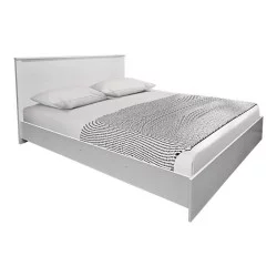 Σετ Κρεβατοκάμαρας Athos Λευκό με Κρεβάτι 160x200εκ Σετ 4τεμ