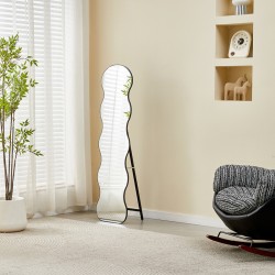 Καθρέπτης Waven  σε μαύρη απόχρωση 38x28x148εκ Καθρέπτης Waven  σε μαύρη απόχρωση 38x28x148εκ