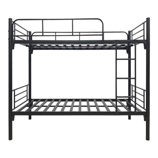 Κρεβάτι-κουκέτα Belit  μεταλλικό λευκό 90x190εκ