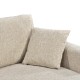 Γωνιακός αναστρέψιμος καναπές κρεβάτι Kamore  με αποθηκευτικό χώρο ύφασμα μπεζ 223x146x85εκ