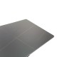 Τραπέζι Bethan  sintered stone-μέταλλο μαύρο μαρμάρου-μαύρο 160x80x75εκ