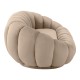 Καναπές Embrace  βελούδο σε μπεζ  απόχρωση 180x105x65εκ Καναπές Embrace  βελούδο σε μπεζ  απόχρωση 180x105x65εκ