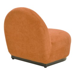 Πολυθρόνα περιστρεφόμενη Zenny  υφασμα terracotta 64x85x68εκ Πολυθρόνα περιστρεφόμενη Zenny  υφασμα terracotta 64x85x68εκ