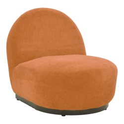 Πολυθρόνα περιστρεφόμενη Zenny  υφασμα terracotta 64x85x68εκ Πολυθρόνα περιστρεφόμενη Zenny  υφασμα terracotta 64x85x68εκ
