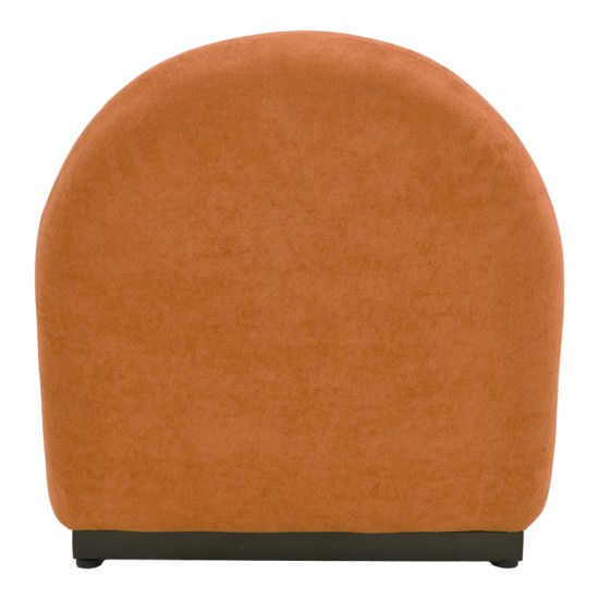 Πολυθρόνα περιστρεφόμενη Zenny  υφασμα terracotta 64x85x68εκ Πολυθρόνα περιστρεφόμενη Zenny  υφασμα terracotta 64x85x68εκ