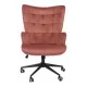 Καρέκλα γραφείου διευθυντή Lobima  περιστρεφόμενη σάπιο μήλο βελούδο 68x71x105-112εκ