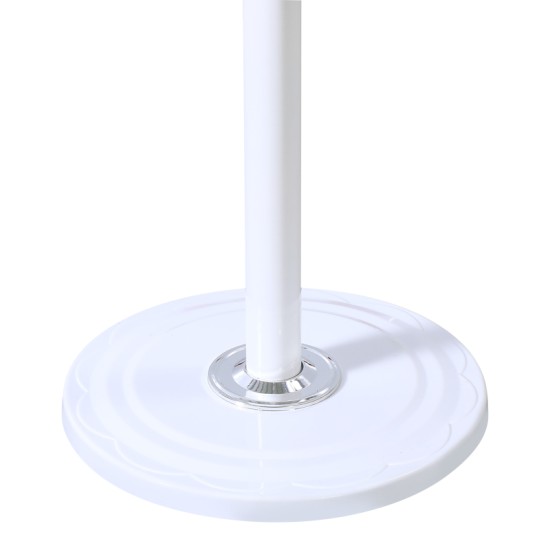 Καλόγερος Keleste  μέταλλο σε λευκή απόχρωση Φ37x175εκ