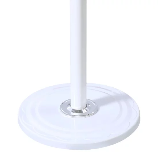 Καλόγερος Keleste  μέταλλο σε λευκή απόχρωση Φ37x175εκ