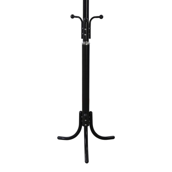 Καλόγερος Mendora  μέταλλο σε μαύρη απόχρωση 40x40x180εκ