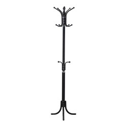 Καλόγερος Mendora  μέταλλο σε μαύρη απόχρωση 40x40x180εκ