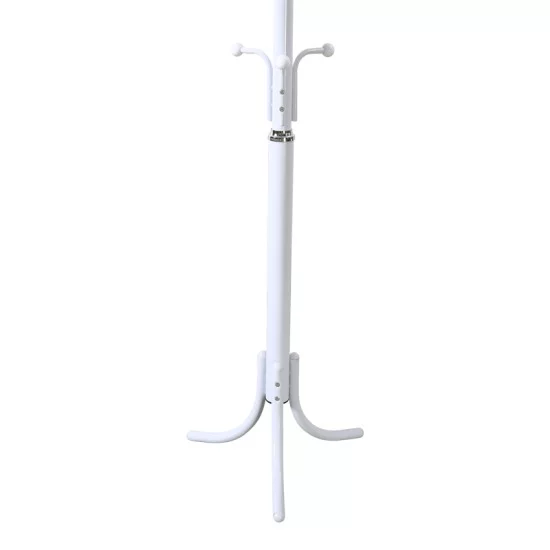 Καλόγερος Mendora  μέταλλο σε λευκή απόχρωση 40x40x180εκ