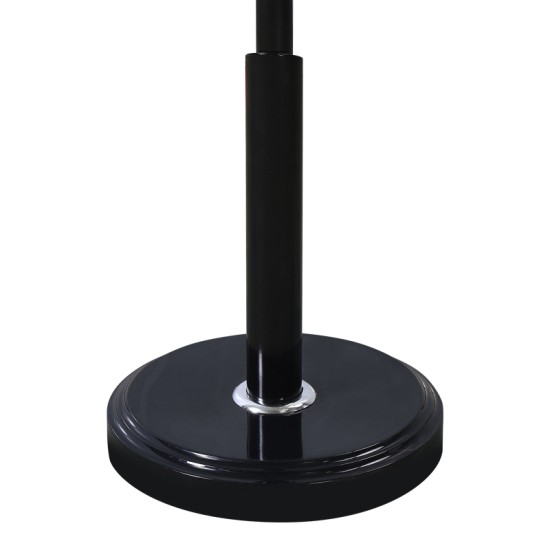 Καλόγερος Portu  μέταλλο σε μαύρη-φυσική απόχρωση Φ30x170εκ