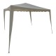 Κιόσκι Gazebo  μεταλλικός σκελετός - ύφασμα μπεζ 3x3m