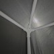 Κιόσκι Gazebo  μεταλλικός σκελετός - ύφασμα ανθρακί 3x3m