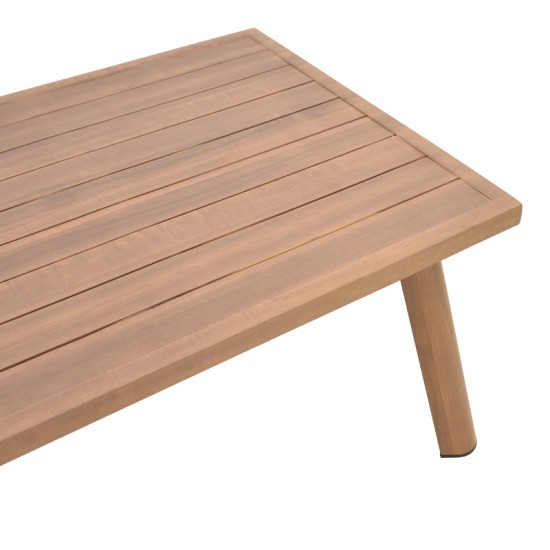 Σαλόνι κήπου Andasio  σετ 4τεμ αλουμίνιο κ σχοινί σε φυσική- μαξιλάρια σε γκρι απόχρωση