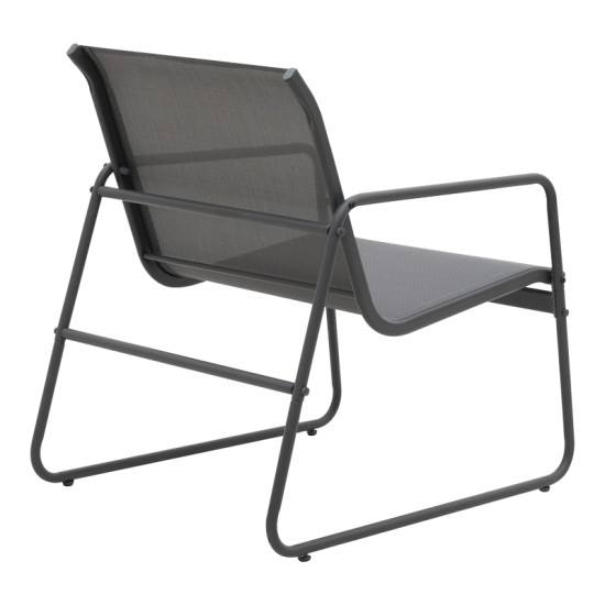 Σαλόνι εξωτερικού χώρου Veranda textilene-μέταλλο σε ανθρακί απόχρωση