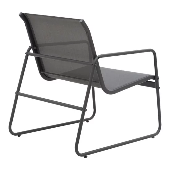 Σαλόνι εξωτερικού χώρου Veranda textilene-μέταλλο σε ανθρακί απόχρωση