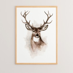 Πίνακας Deereby  με ψηφιακή εκτύπωση και πλαίσιο 33x1.5x48εκ