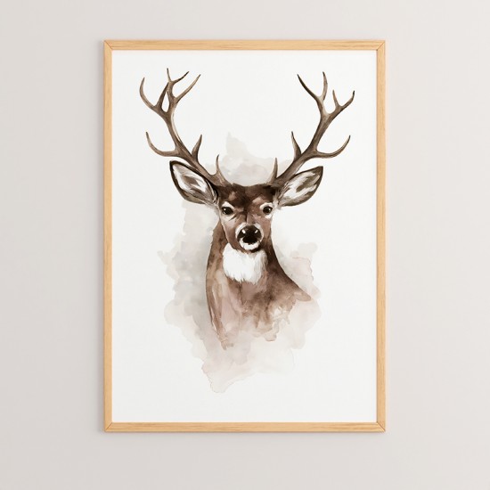 Πίνακας Deereby  με ψηφιακή εκτύπωση και πλαίσιο 33x1.5x48εκ