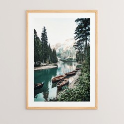 Πίνακας Lake  με ψηφιακή εκτύπωση και πλαίσιο 33x1.5x48εκ