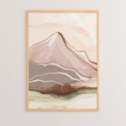 Πίνακας Mons  με ψηφιακή εκτύπωση και πλαίσιο 33x1.5x48εκ