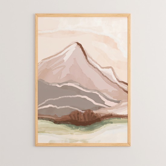 Πίνακας Mons  με ψηφιακή εκτύπωση και πλαίσιο 33x1.5x48εκ