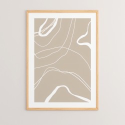 Πίνακας Grito  με ψηφιακή εκτύπωση και πλαίσιο 33x1.5x48εκ