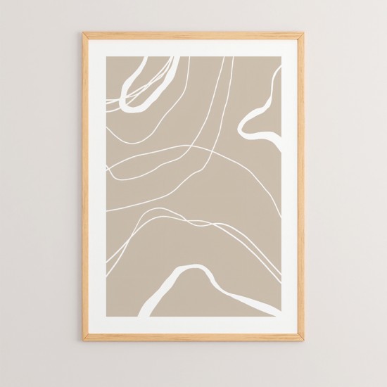 Πίνακας Grito  με ψηφιακή εκτύπωση και πλαίσιο 33x1.5x48εκ