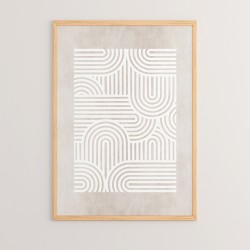 Πίνακας Liny  με ψηφιακή εκτύπωση και πλαίσιο 33x1.5x48εκ