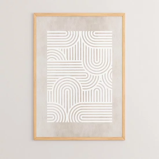 Πίνακας Liny  με ψηφιακή εκτύπωση και πλαίσιο 33x1.5x48εκ