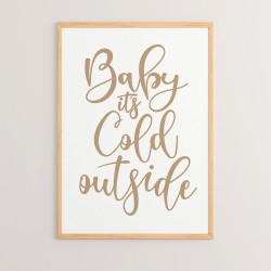 Πίνακας Berby  με ψηφιακή εκτύπωση και πλαίσιο 33x1.5x48εκ