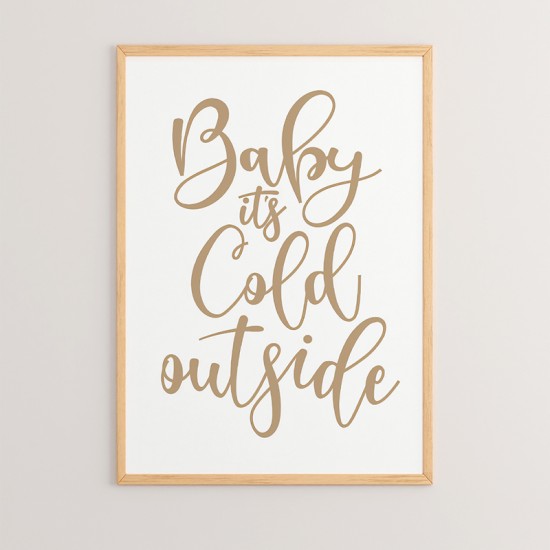 Πίνακας Berby  με ψηφιακή εκτύπωση και πλαίσιο 33x1.5x48εκ