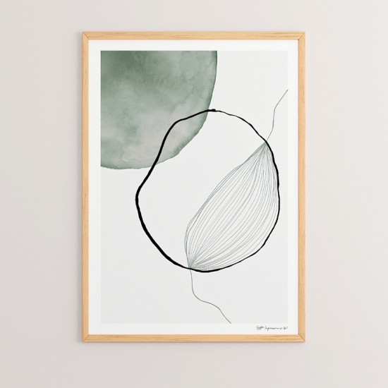 Πίνακας Bereto  με ψηφιακή εκτύπωση και πλαίσιο 33x1.5x48εκ