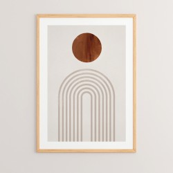 Πίνακας Linoua  με ψηφιακή εκτύπωση και πλαίσιο 33x1.5x48εκ