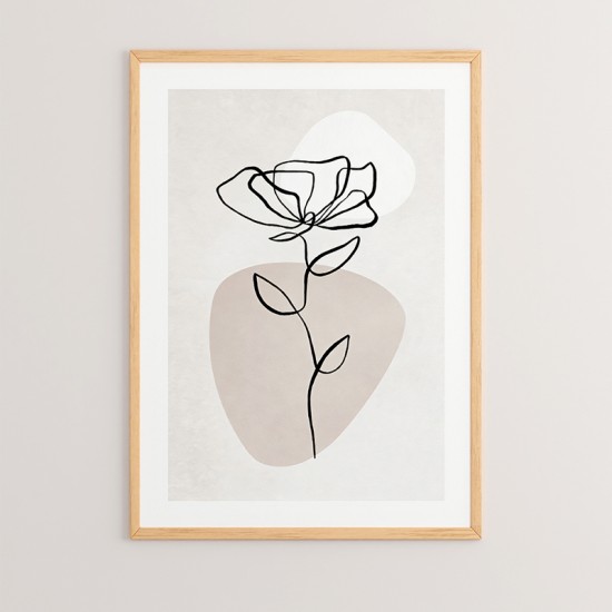 Πίνακας Bevo  με ψηφιακή εκτύπωση και πλαίσιο 33x1.5x48εκ